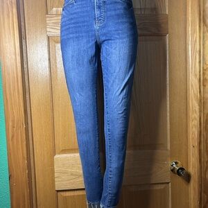 Express Women's Blue Ankle Jeans